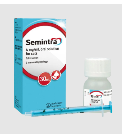 Semintra (Telmisartan Oral Solution) - FDA-Approved Hypertension Treatment for Cats